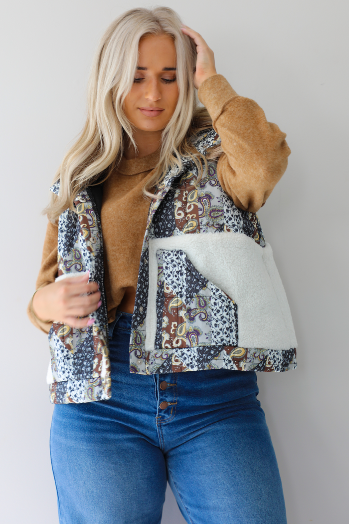 Blooming Scent Vest: Ivory/Multi