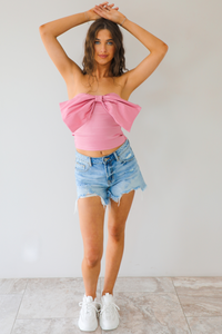 We Have Extra Time Top: Dusty Rose