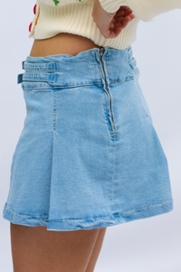 Don't Blame Me Skirt: Denim