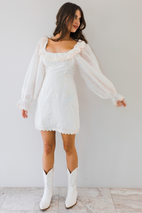 Keeping It Smart Dress: White