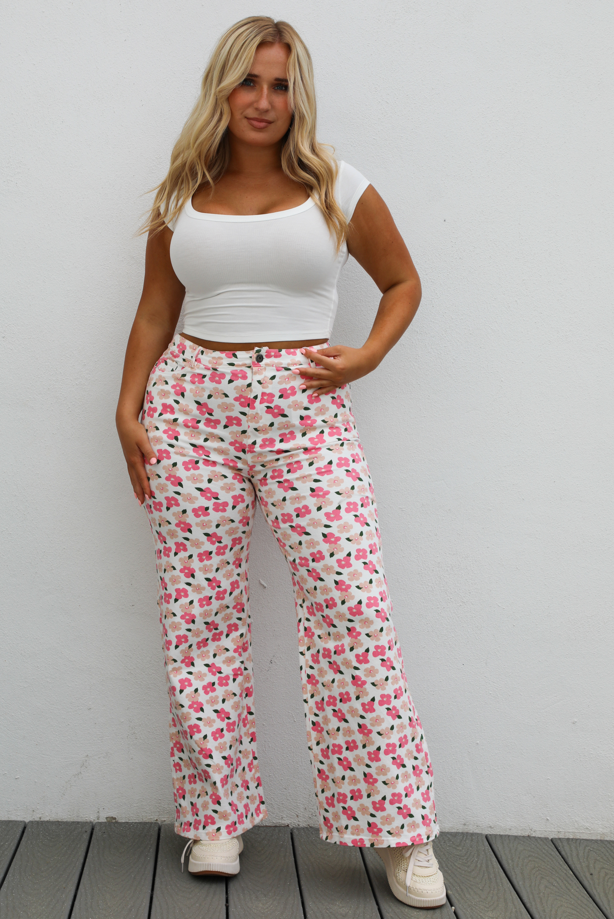 Flower Field Denim: Floral/Multi