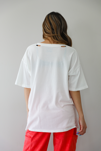 Farmer's Market Graphic Tee: White/Multi