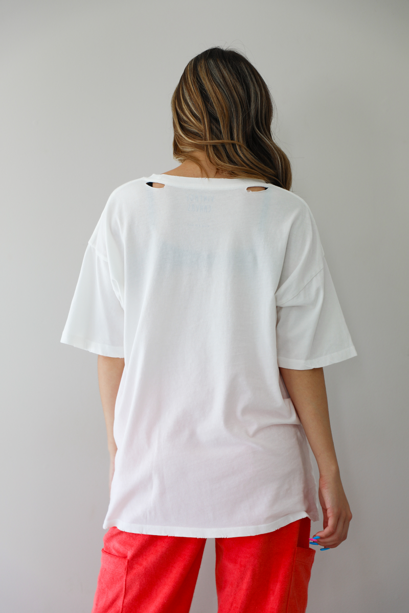 Farmer's Market Graphic Tee: White/Multi
