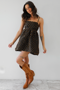 What I Need Dress: Black/Brown