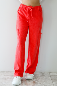 Spend The Weekend Cargos: Dark Peach