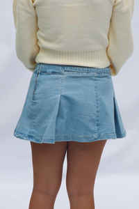 Don't Blame Me Skirt: Denim