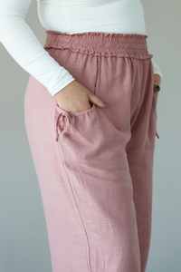Most Relaxed Fit Pants: Mauve