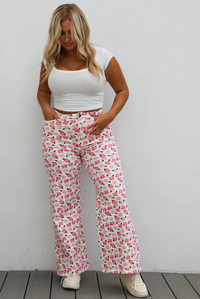 Flower Field Denim: Floral/Multi
