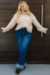 New Direction Sweater: Tan