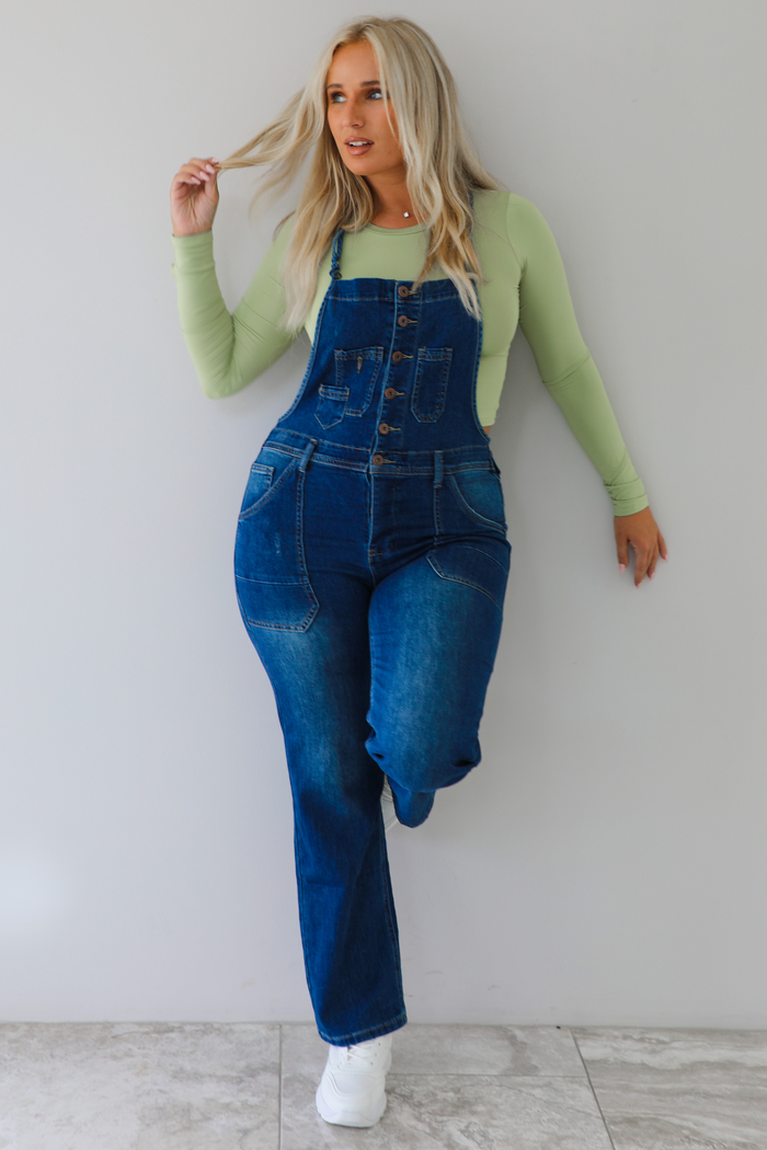 Switching Keys Jumper: Denim