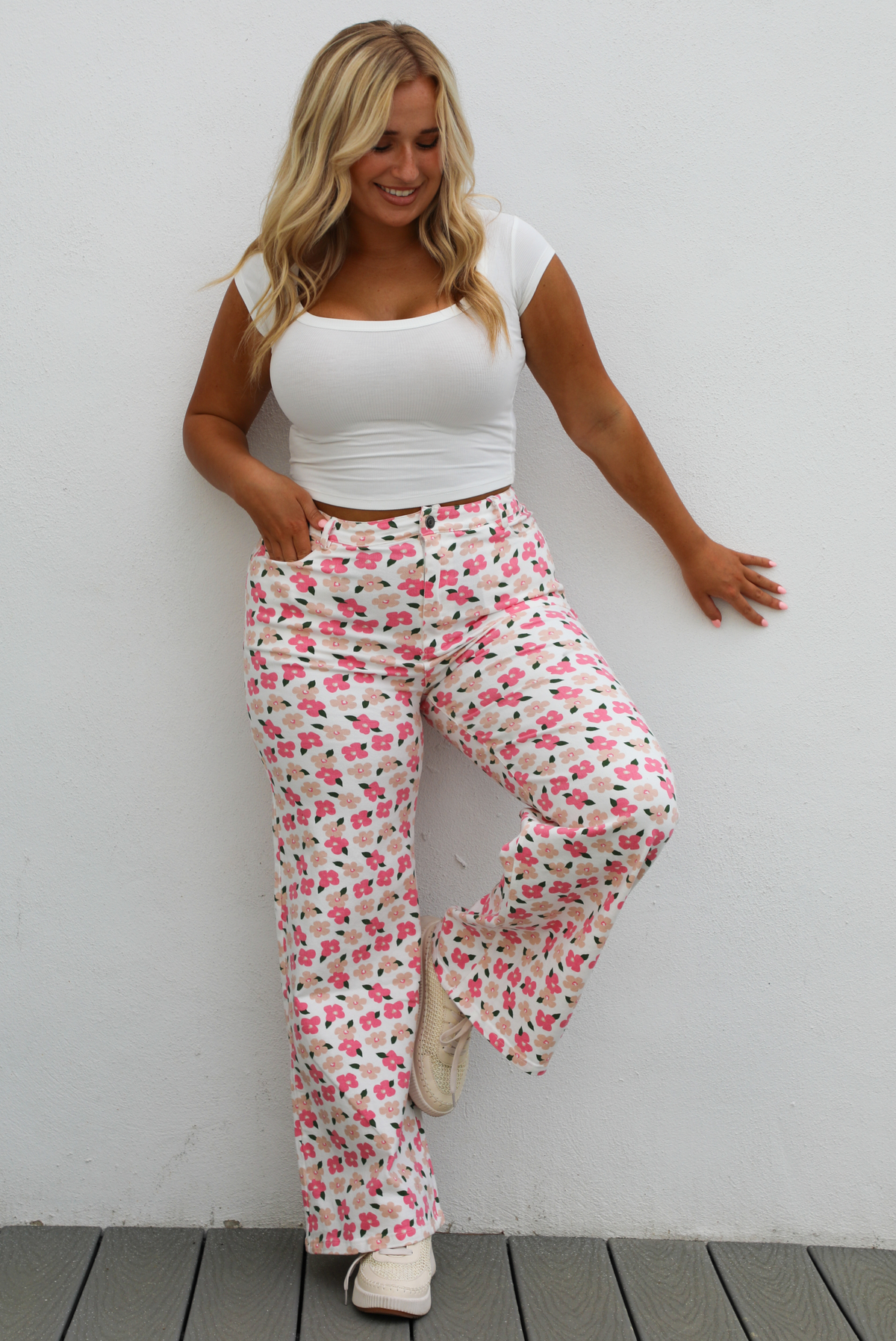 Flower Field Denim: Floral/Multi