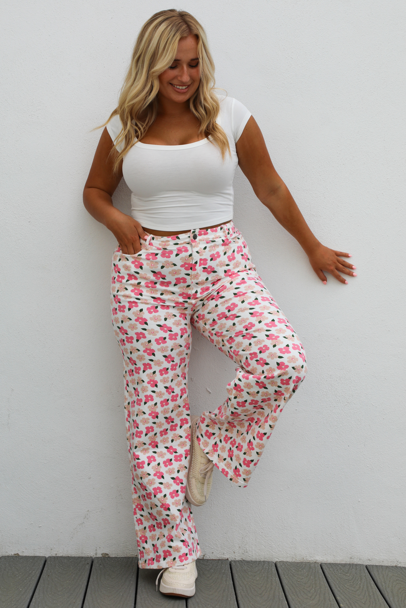 Flower Field Denim: Floral/Multi