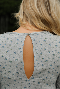 Another Round Romper: Grey/Multi
