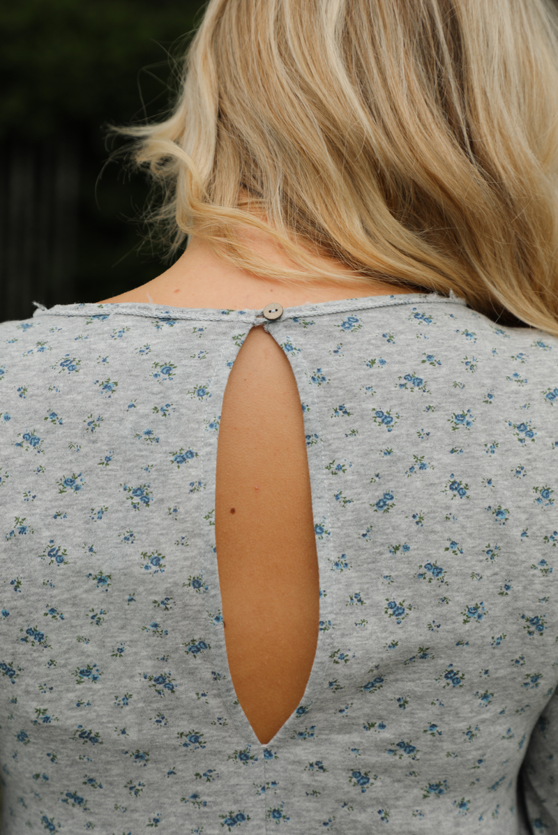 Another Round Romper: Grey/Multi