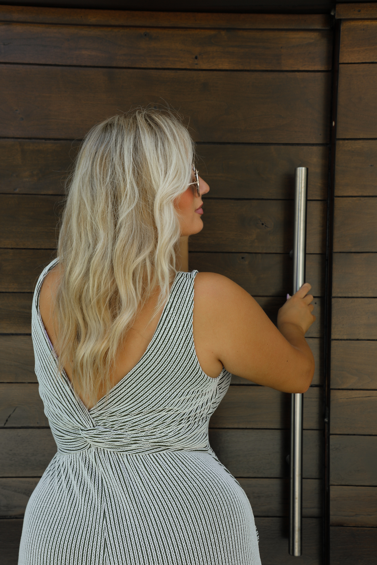 PRE-ORDER: All Together Jumpsuit: Dark Olive/White