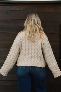 New Direction Sweater: Tan