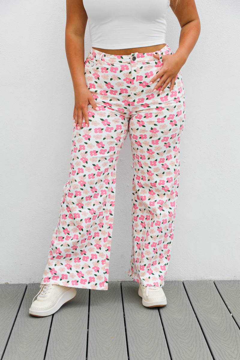 Flower Field Denim: Floral/Multi