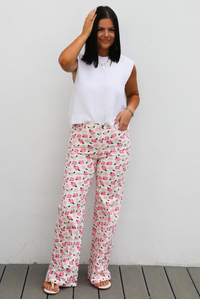 Flower Field Denim: Floral/Multi