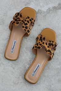 Leopard Sandals