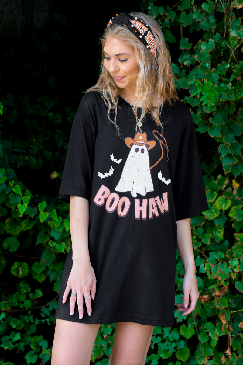 Boo Haw T-Shirt: Black/Multi