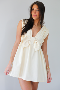 Vacay Dress: Cream