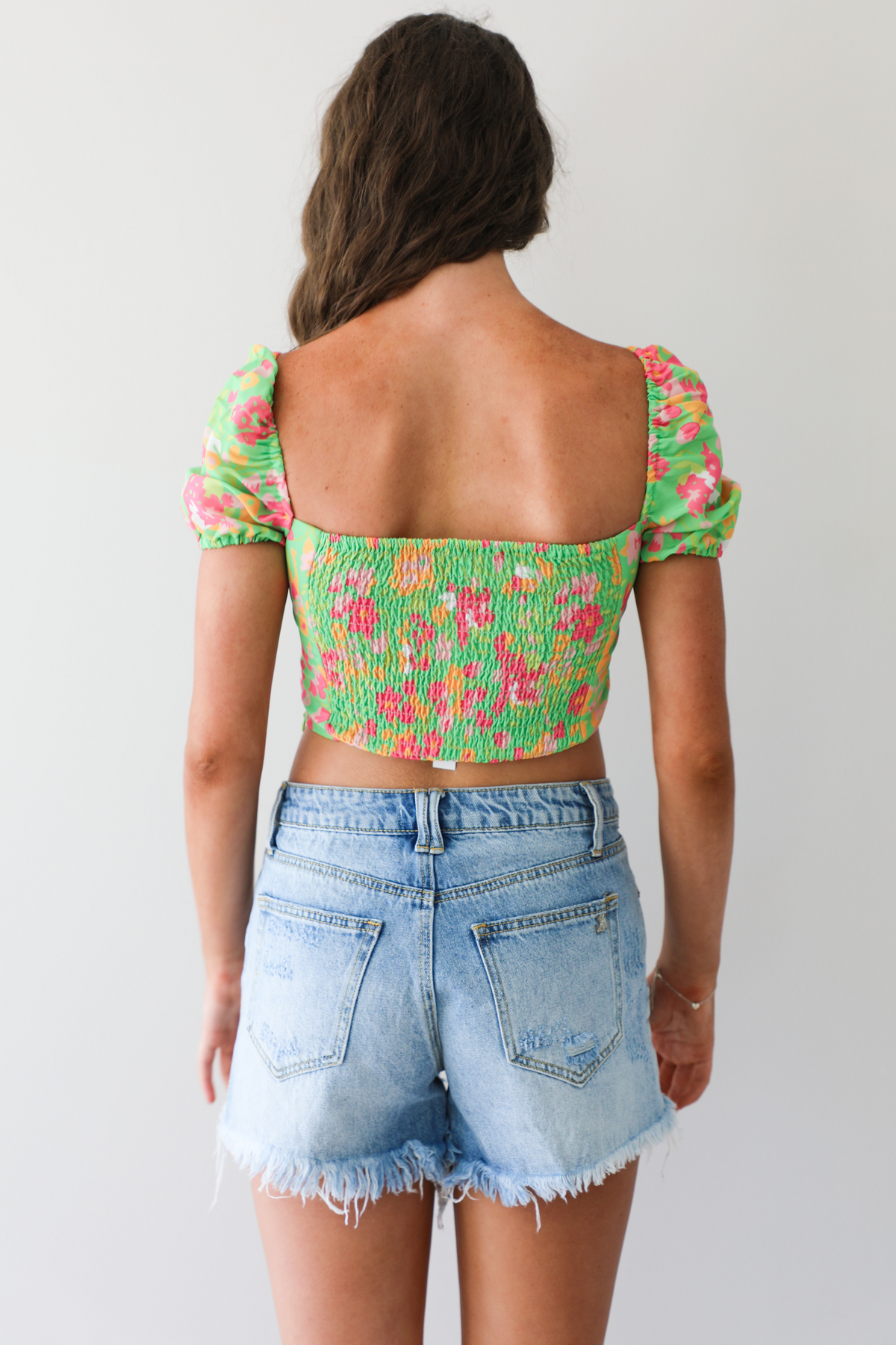RESTOCK: Out & About Top: Green/Multi
