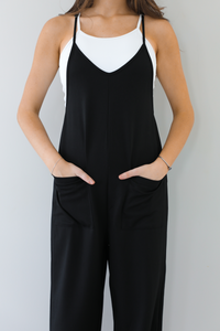 PRE-ORDER: Playful Wishes Jumpsuit: Black