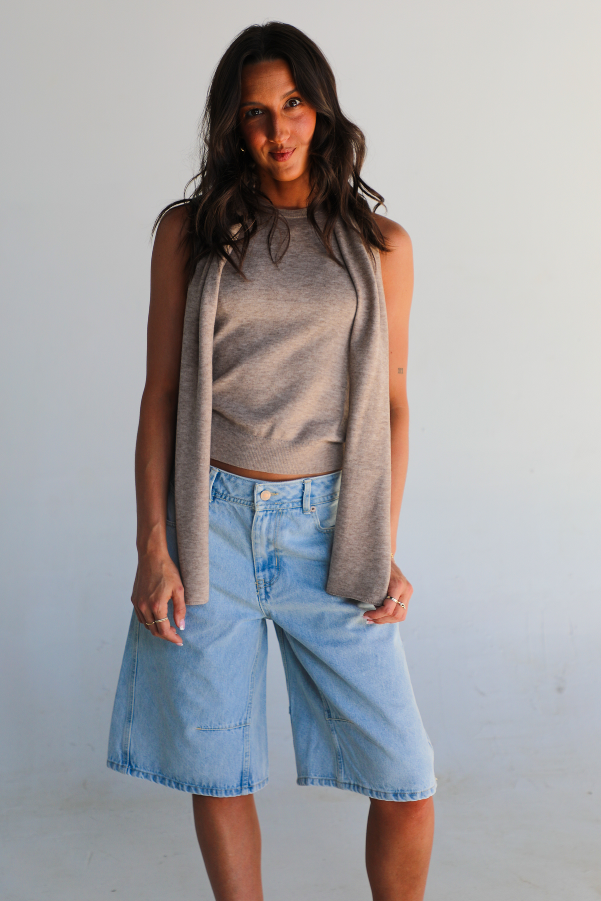Give It Your Best Top Set: Taupe