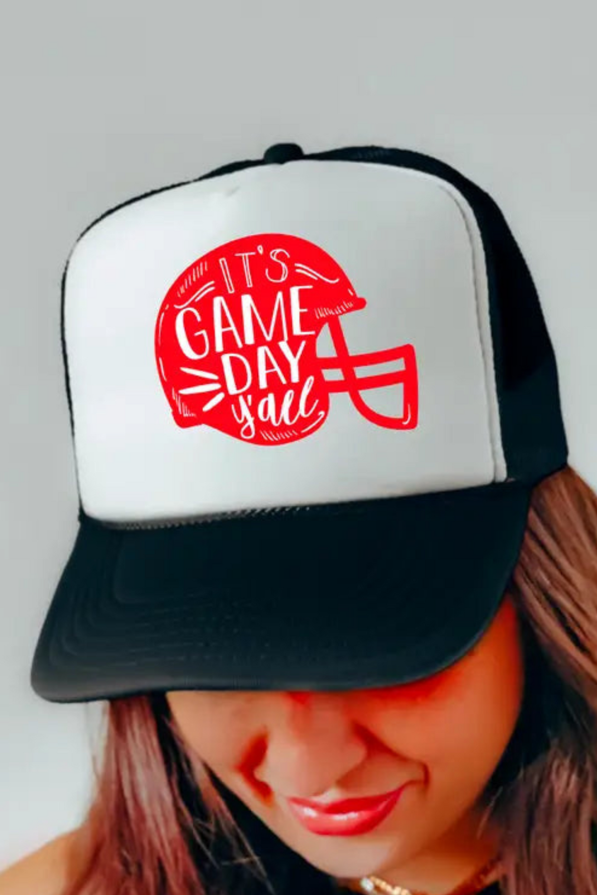 It's Game Day Y'all Hat: Black/Multi