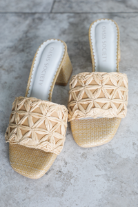 Madrid Kitten Heels: Natural