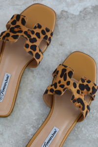 Leopard Sandals