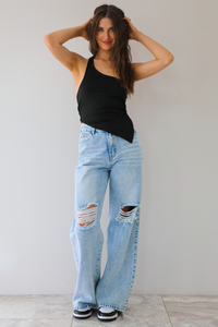Too Much Cropped Top: Black