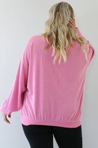 Midwest Sweatshirt: Pink/White