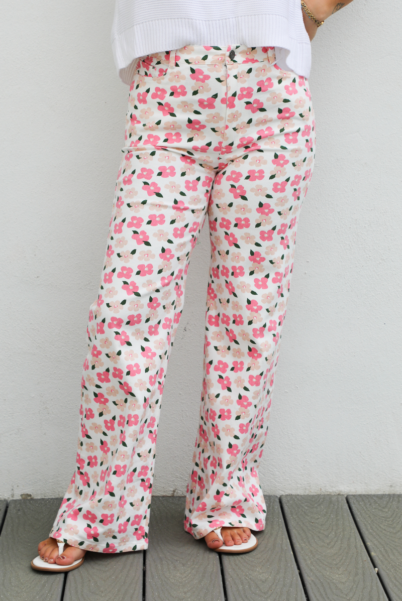 Flower Field Denim: Floral/Multi