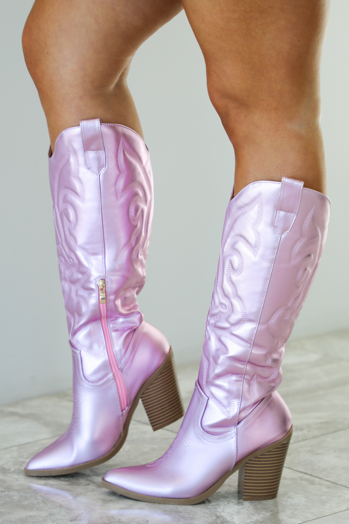 Kickin' It Boots: Pink
