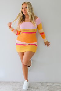 Seeing Stripes Dress: Multi