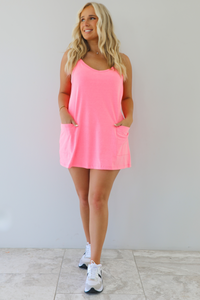 The Mary-Brooke Dress: Hot Pink