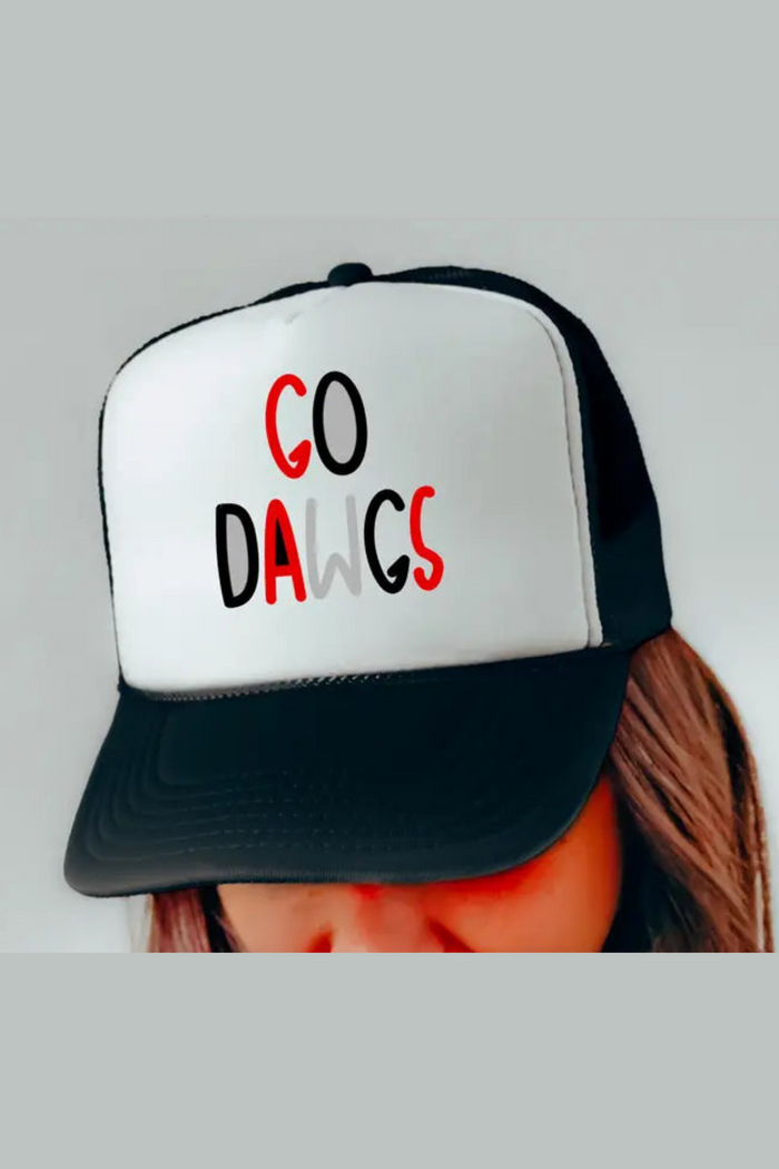 Go Dawgs Hat: Black/Multi