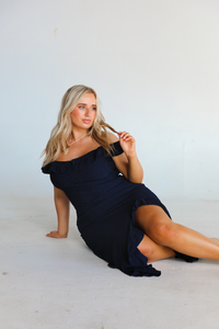So Formal Midi Dress: Navy