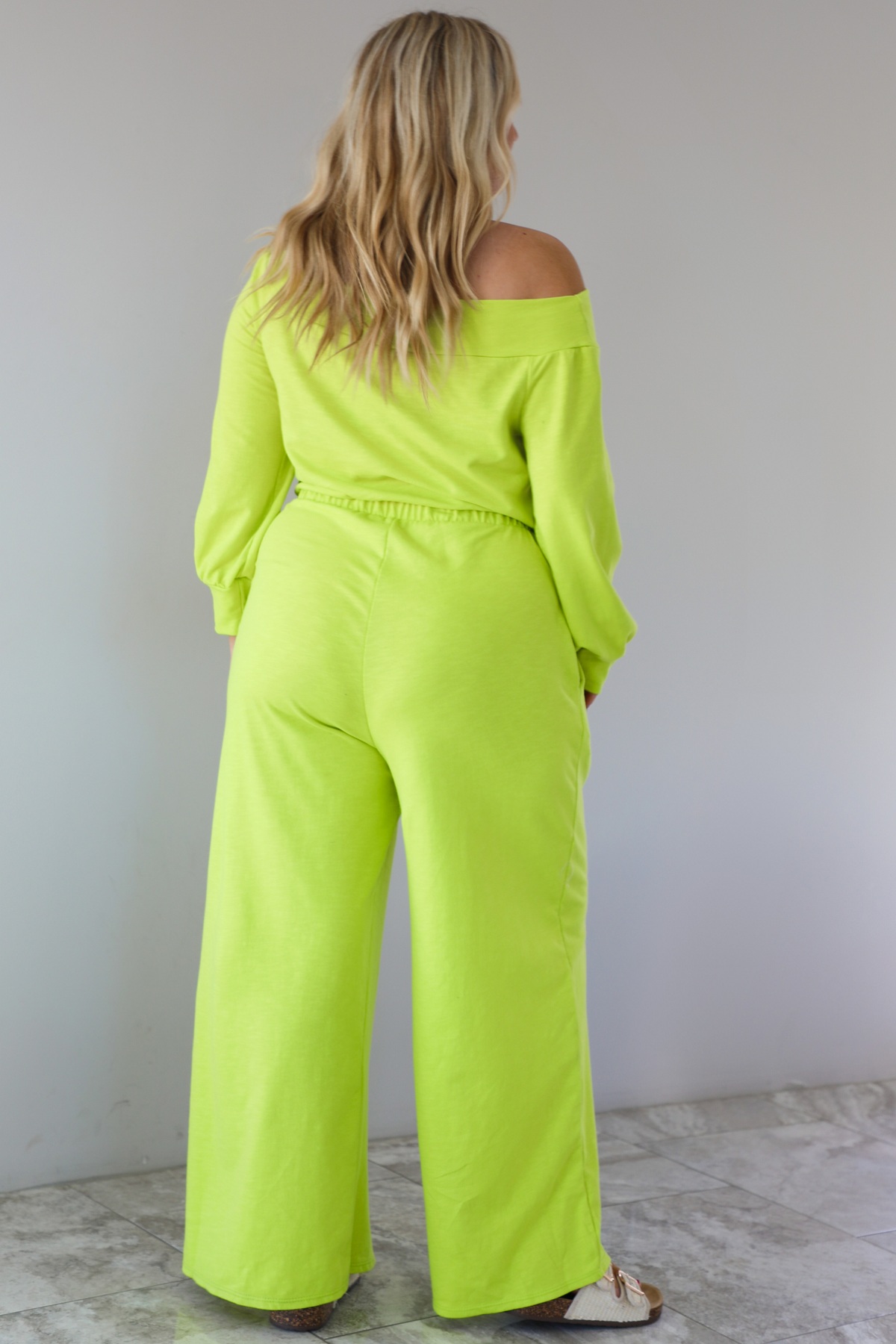 On The Go Jumper: Lime