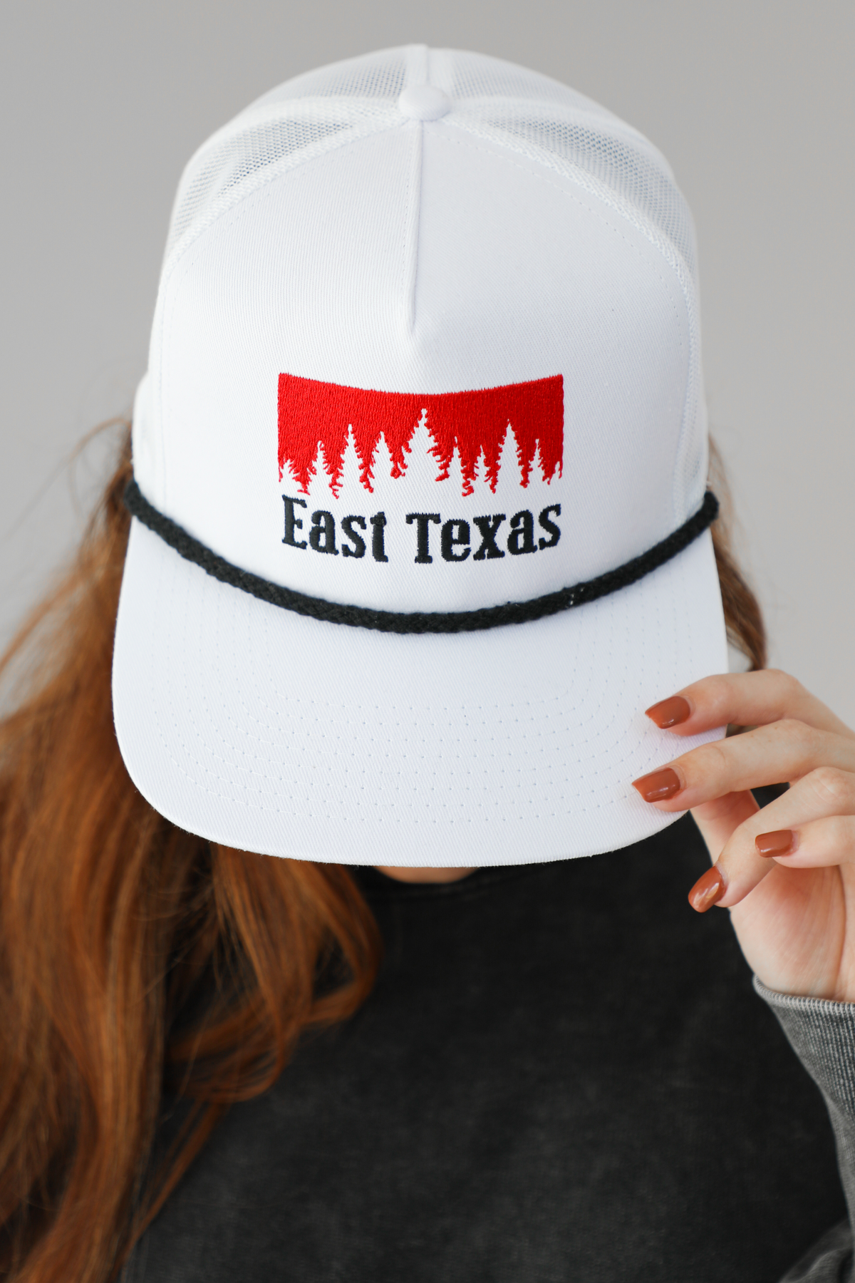 East Texas Trucker Cap: White/Multi
