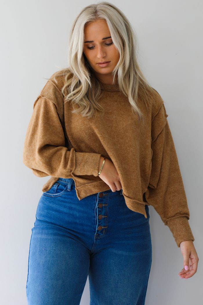 Good Terms Sweater: Caramel