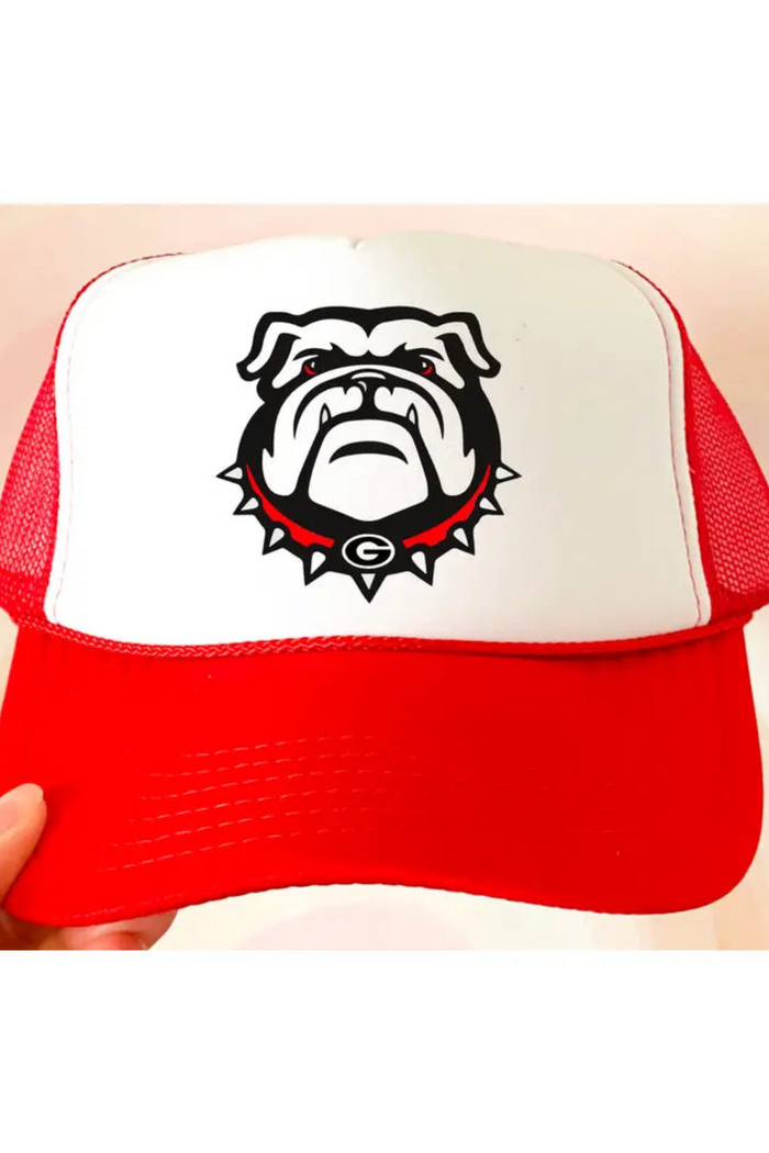Georgia Hat: Red/Multi