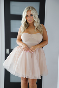 Birthday Dinner Dress: Champagne