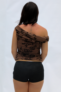 How's This Top: Brown/Black
