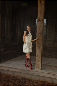 Brighter Days Dress: Cream