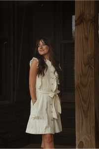 Brighter Days Dress: Cream