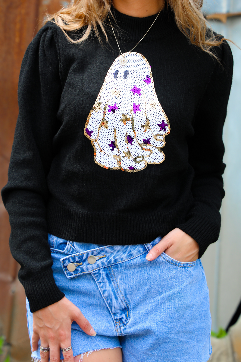 Ghost Sweater: Black/Multi