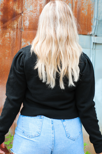 Spider Webs Sweater: Black/Multi