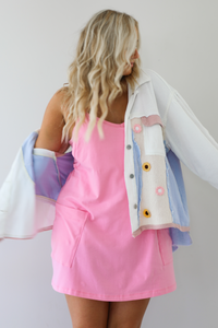 The Patchwork Shacket: Ivory/Multi